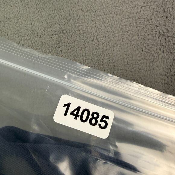 U-510 Polo Shirt Mens Large Navy Blue Pique Mesh Stretch Under 510 Button Down - Picture 8 of 8